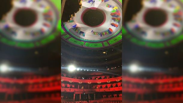 La reacción de los herederos de Raúl Soldi por la iluminación de la cúpula del Teatro Colón