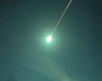 Un meteorito atravesó el cielo de Buenos Aires.