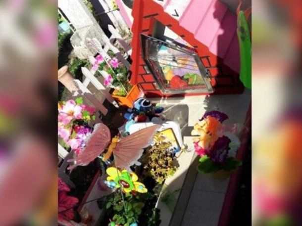 Pura maldad: robaron la tumba de una nena de 4 años