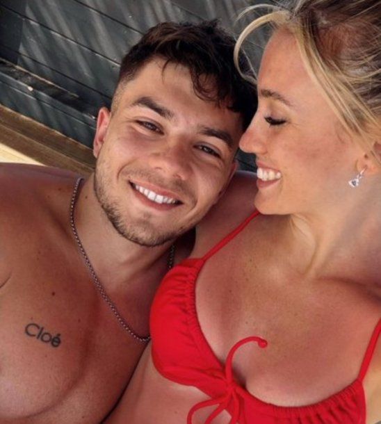 El tierno posteo de Lucas Blondel a Morena Beltran que oficializa el romance