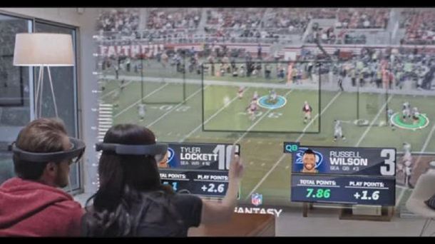 Microsoft muestra en un video cómo serán los partidos en el futuro