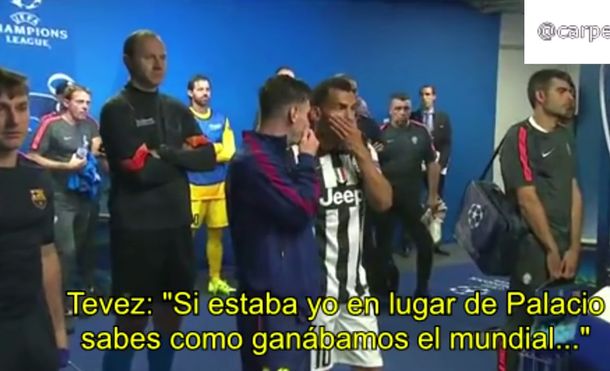 VIDEO: Mirá la otra versión del diálogo entre Tevez y Messi