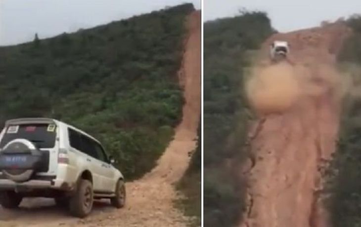 VIDEO: Mirá la hazaña del conductor de esta camioneta en una montaña