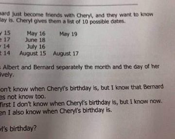 ¿Logras resolver un problema matemático para chicos?