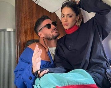 Tini cumplió 28 y lo festejó con De Paul: No se soltaron en toda la noche