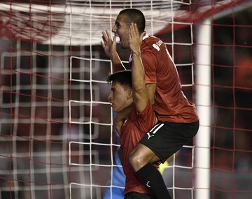 Gaibor celebra el gol de la victoria
