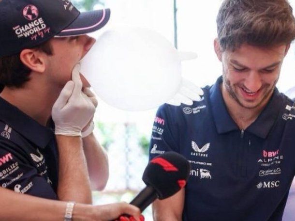 El divertido momento entre Franco Colapinto y Pierre Gasly en la previa del GP de Azerbaiyán