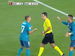 video: el empujon de cristiano ronaldo al arbitro tras ser expulsado video: el empujon de cristiano ronaldo al arbitro tras ser expulsado