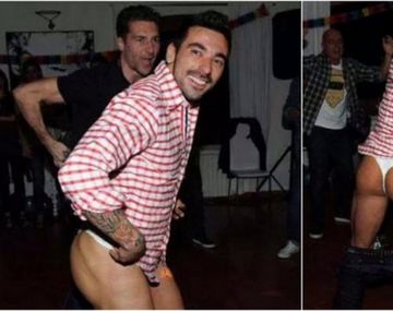 Las polémicas fotos del Pocho Lavezzi