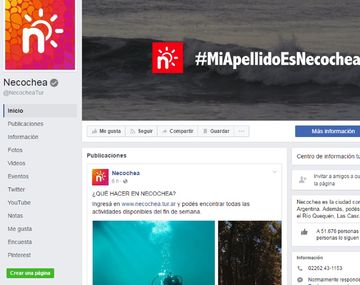 Necochea tiene la familia más grande de Facebook