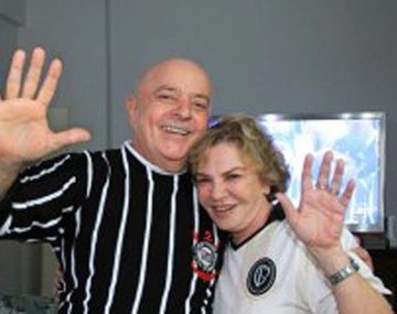 Lula con camiseta de Corinthians