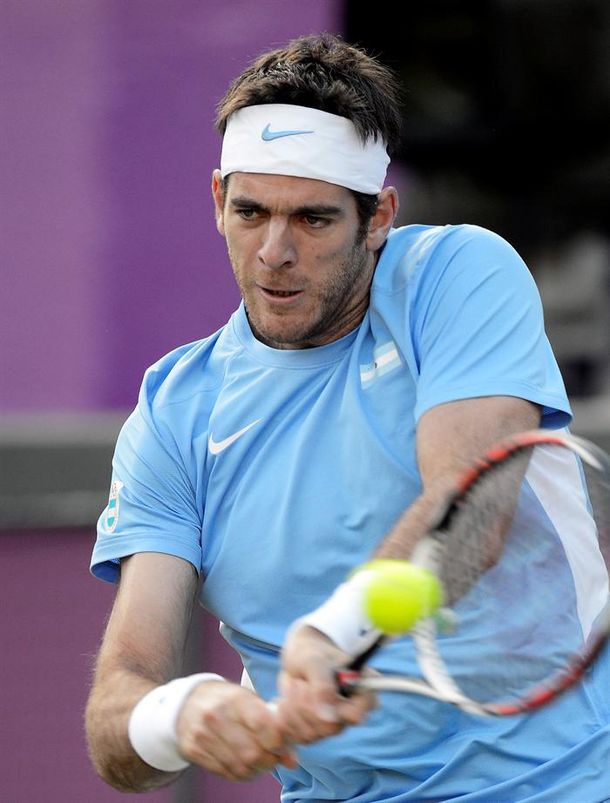 Del Potro arrancó con buen pie ante Dodig en Londres