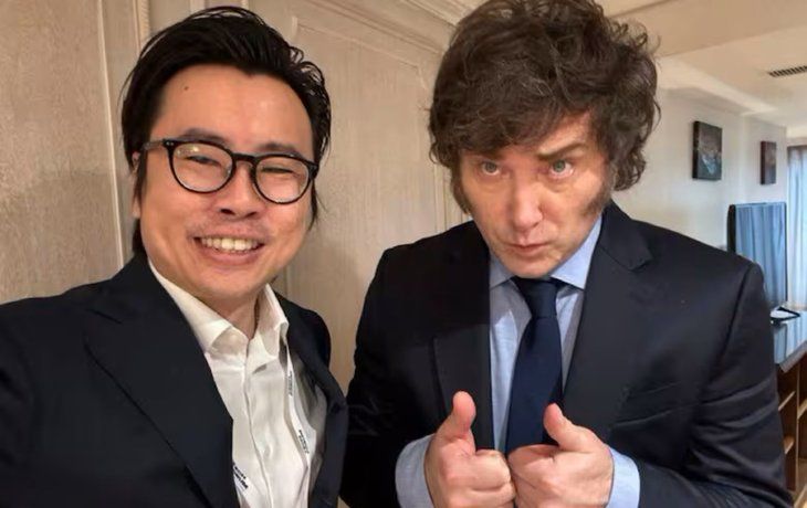 Julien Peh y Javier Milei
