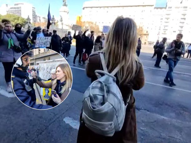 Provocadora: Lilia Lemoine filmó a jubilados en Congreso y tuvo que ser retirada por la Policía
