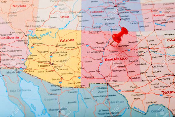 En 1848 los Estados Unidos se anexionan Nuevo México.