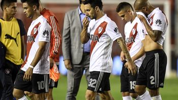 La desazón de los jugadores de River La desazón de los jugadores de River