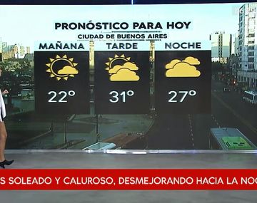 El calor y la humedad seguirían hasta el miércoles