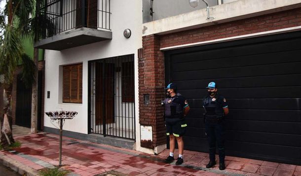 Córdoba: efectivos policiales vigilan la zona donde habría sido grabado el video