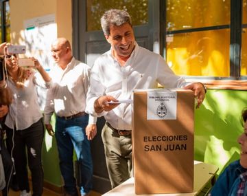 Uñac, gobernador de San Juan - Crédito: @sergiounac