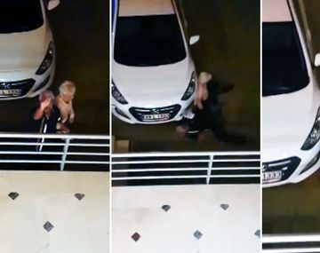 Una pareja de abuelos borracho se pegó un duro golpe