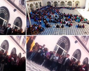 Polémico simulacro de un golpe de Estado en un colegio de La Plata