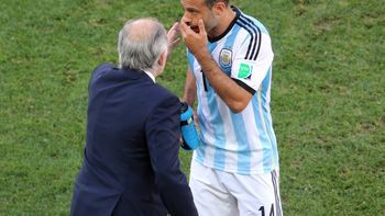 mascherano: por suerte aparecieron leo y angel al final del partido mascherano: por suerte aparecieron leo y angel al final del partido