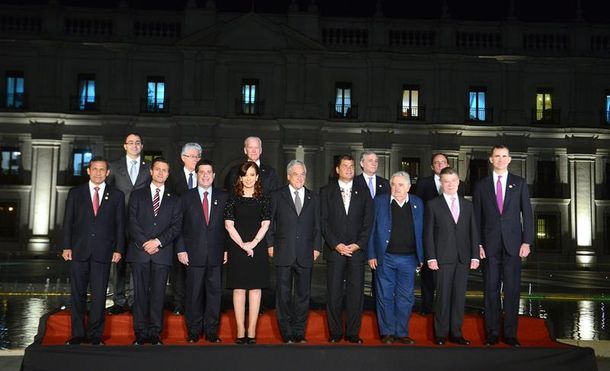 Cristina Kirchner participó de la cena de despedida de Sebastián Piñera en el Palacio de la Moneda
