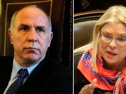 Ricardo Lorenzetti y Elisa Carrio Ricardo Lorenzetti y Elisa Carrio