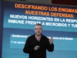 Archivo: Rabinovich en Tecnópolis. Archivo: Rabinovich en Tecnópolis.