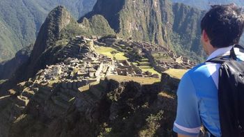 Argentino en el Machu Picchu Argentino en el Machu Picchu