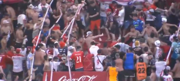 Incidentes en la popular de Huracán en la previa del clásico ante San Lorenzo