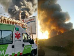 Incendio depósito de autos, Quilmes Incendio depósito de autos, Quilmes