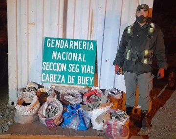 Salta: trasladaban 500 kilos de piedras sin declarar