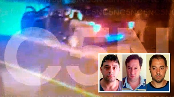 VIDEO: Así fue el ataque de los prófugos del triple crimen a dos policías en Ranchos