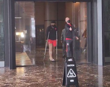 Robert Rojas recibió el alta y viajó a Paraguay