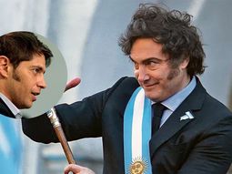Javier Milei y Axel Kicillof.