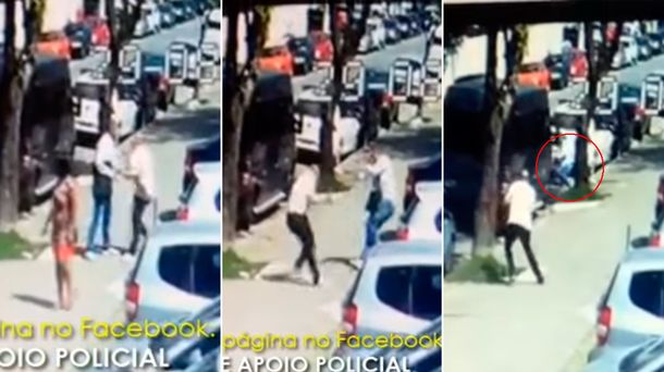 VIDEO: Asaltó a la persona equivocada y murió en plena calle