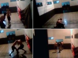 Los presos pelearon ante la mirada de los efectivos Los presos pelearon ante la mirada de los efectivos