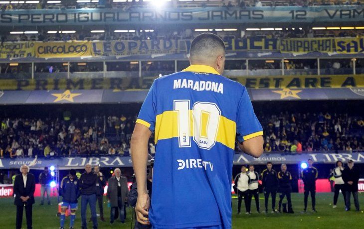 La revelación de Riquelme sobre la camiseta de Maradona en su despedida