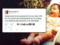 Macri le deseó a Chicha y a su nieta una feliz Navidad de reencuentro