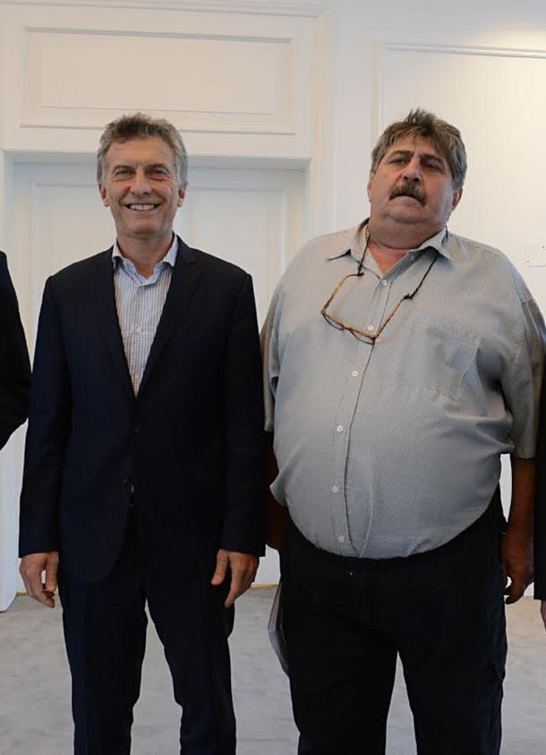 Mauricio Macri y Ricardo Pignanelli