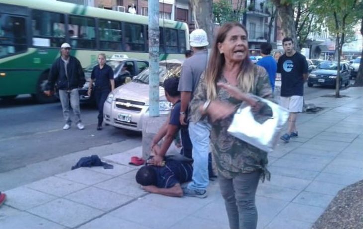 Trapito impidió que le robaran a una mujer