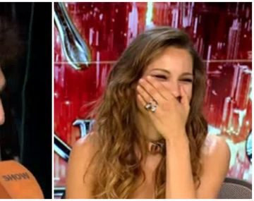 Pico Mónaco visitó a Pampita en ShowMatch