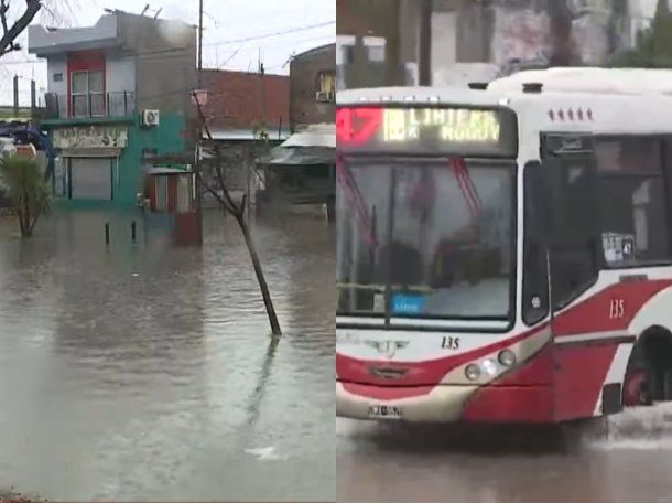 Inundaciones tras el temporal: vecinos atrapados por el agua en Villa Celina
