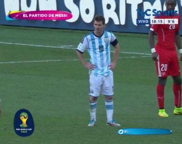 El gesto de Di María para mufar a los suizos