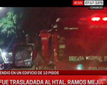 Incendio en pleno centro porteño: 20 personas fueron asistidas por el SAME en Congreso