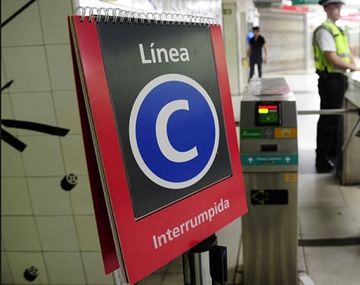 Viernes complicado para viajar: no funciona la línea C de subte
