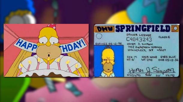 Homero Simpson cumple 60 años: la prueba que lo delató