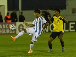 Copa Ciudad de Ezeiza: la Selección Argentina sub 17 cayó ante Ecuador