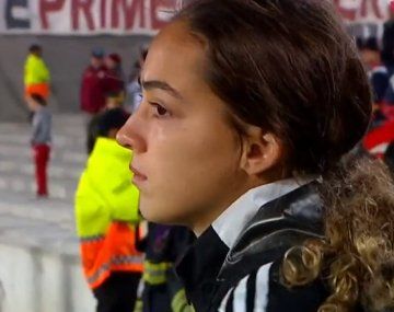 La alcanzapelotas que fue clave en el triunfo de River ante Unión